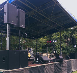 High quality sound and light equipment